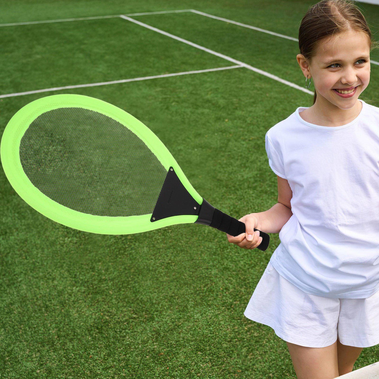 Sports Equipment Bat - 2Pcs Kids Tennis Racket Set Green