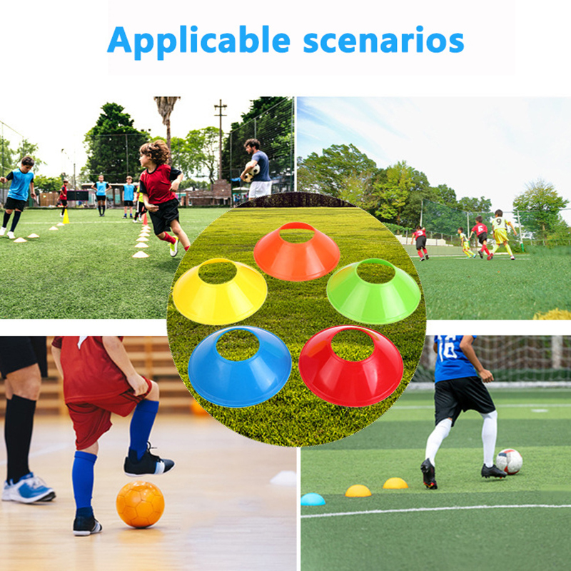 Football Training Cone - 10pcs Cone Set Small round logo