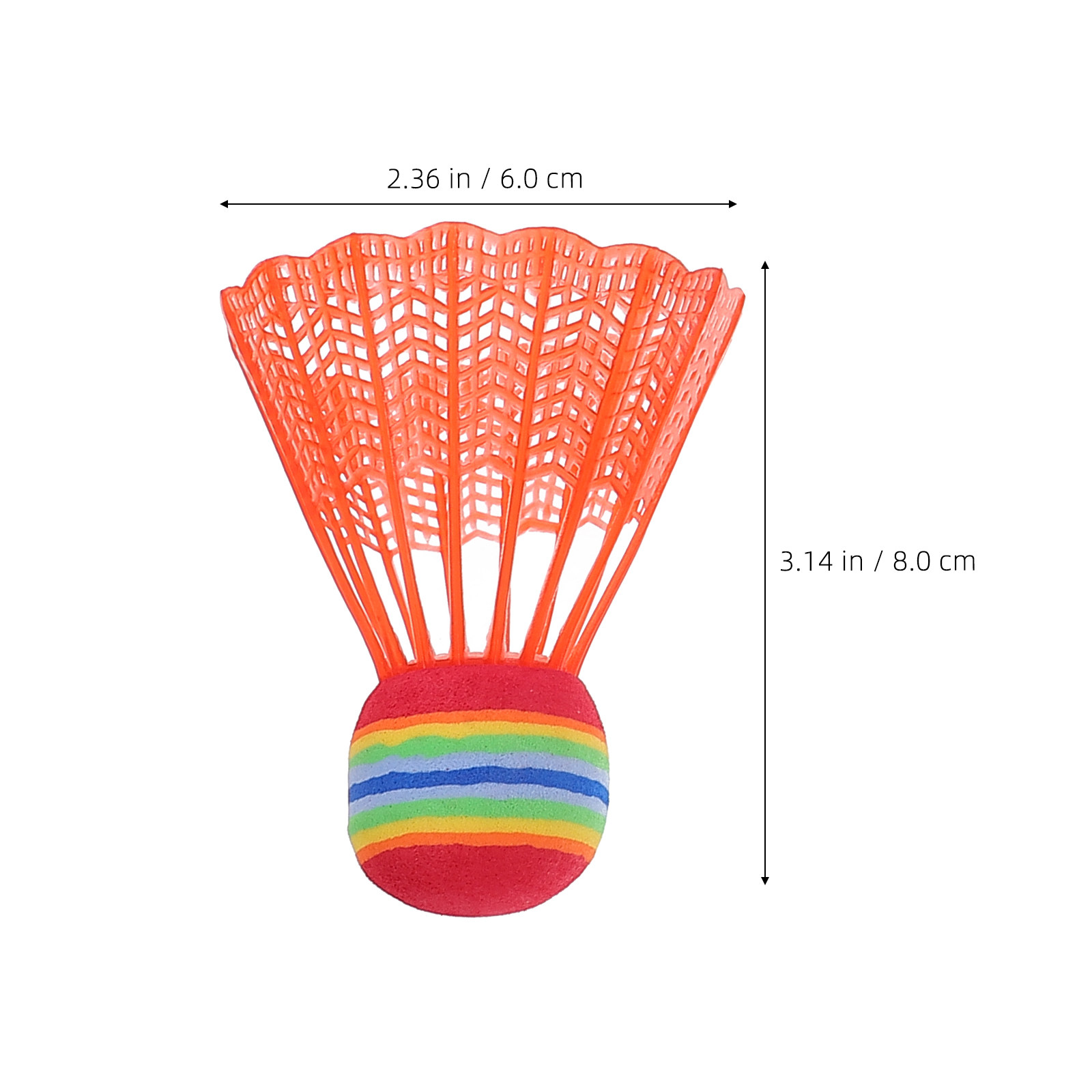 12Pcs Colorful Badminton Shutt - Sports Equipment For Badminton avaliação e preço