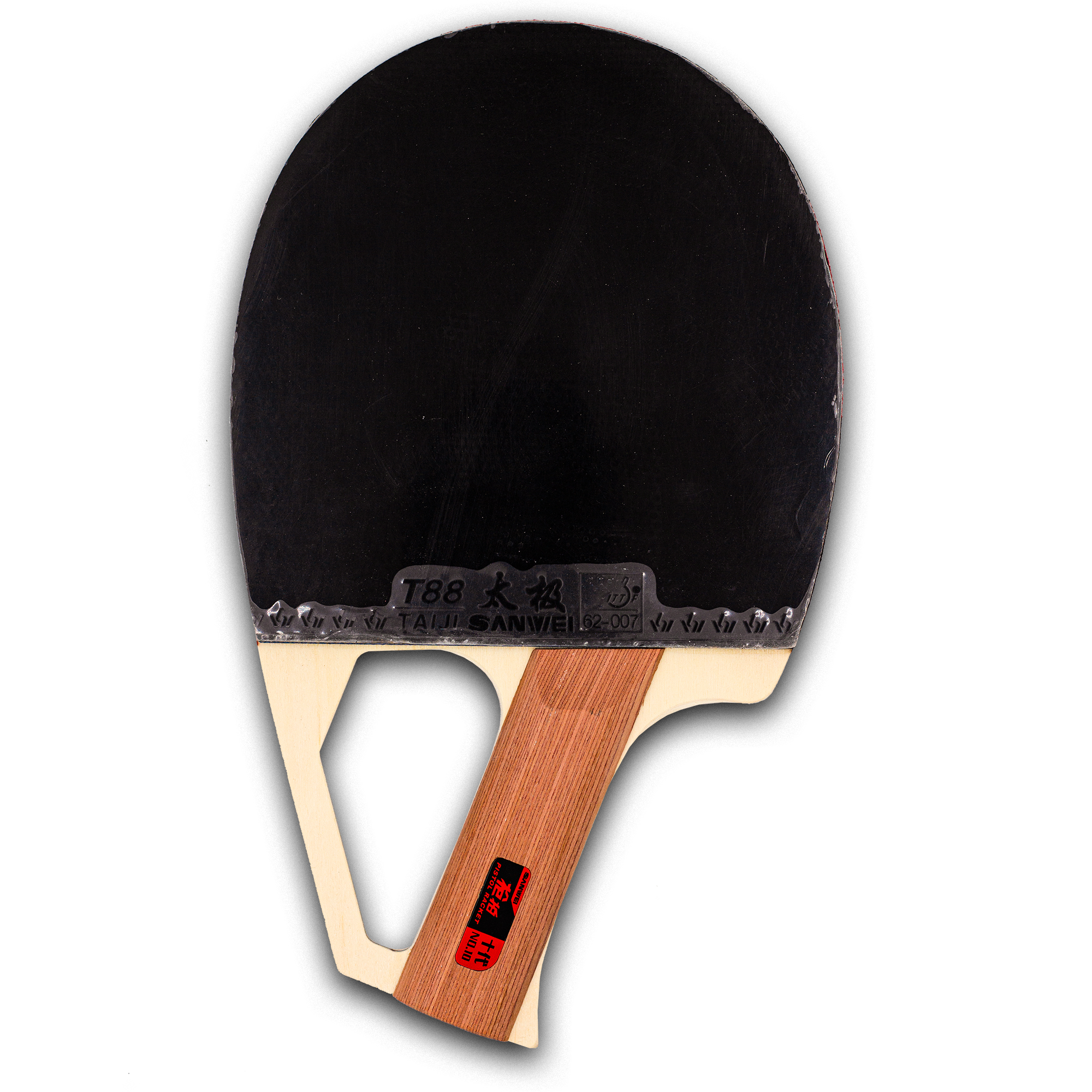 Sanwei 10th Pistol Racket Pre- - Sports Equipment Bat avaliação e preço