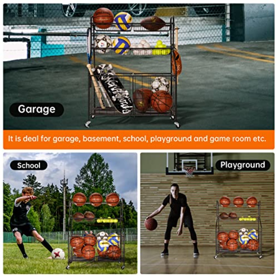Garage Storage Rack for Sports - Sports Equipment Bat avaliação e preço