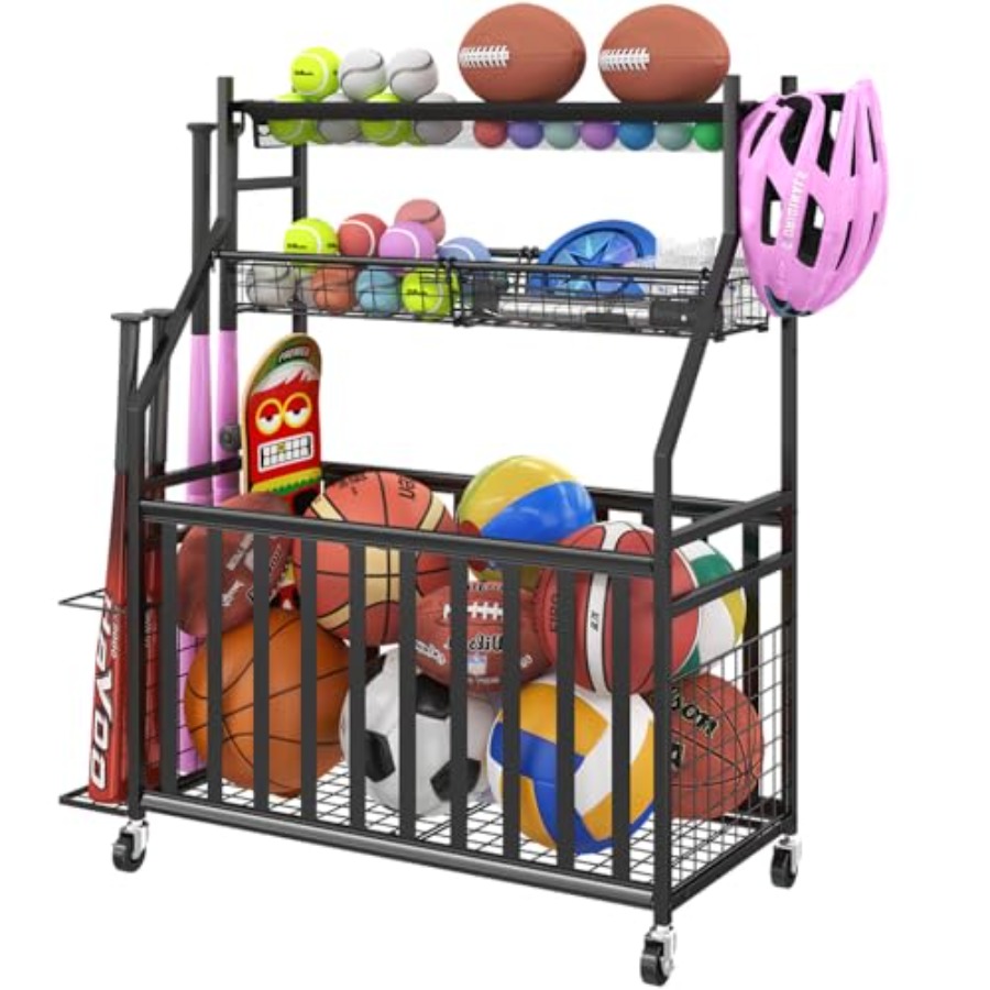 Garage Sports Equipment Organi - Sports Equipment Bat avaliação e preço