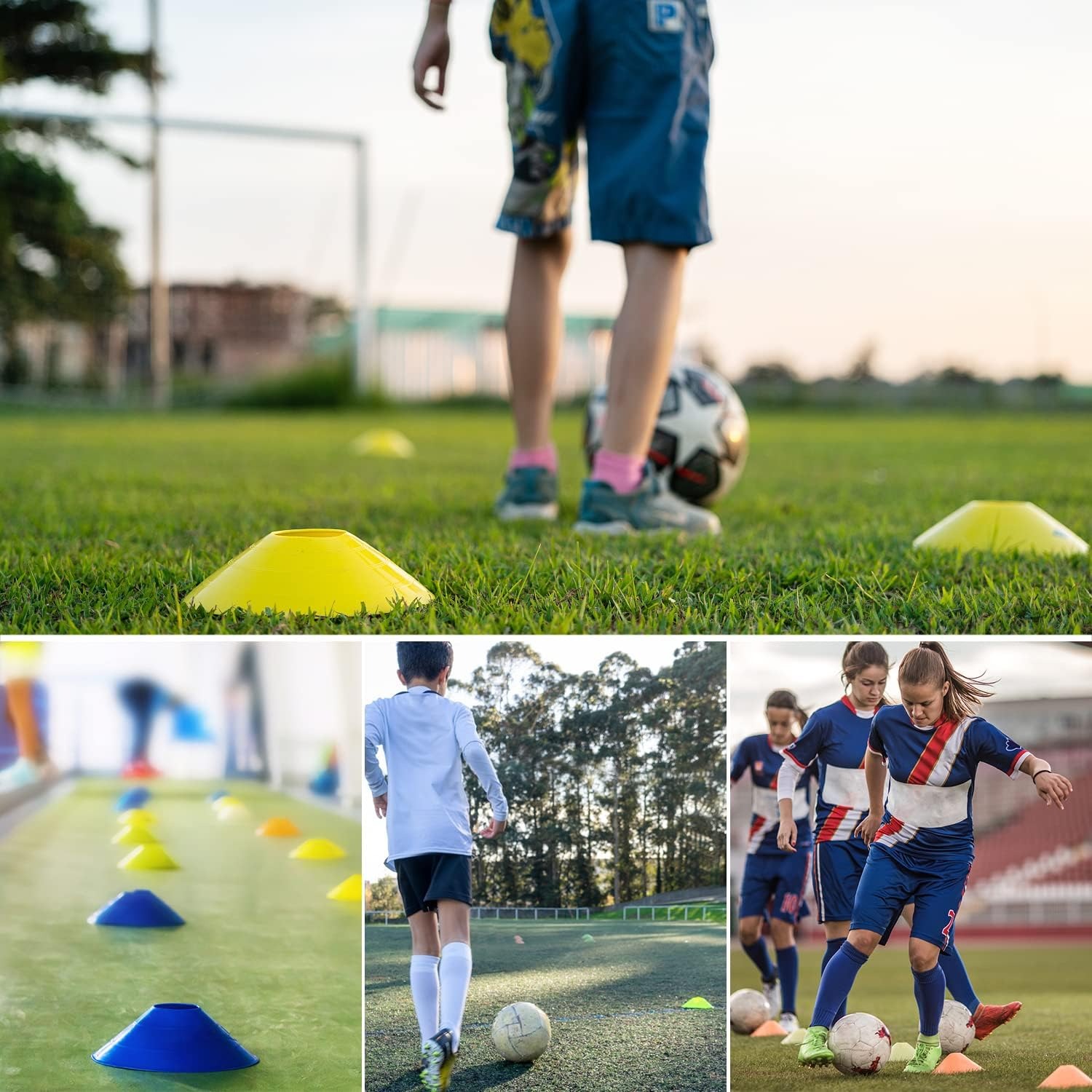 30pcs football cone plate foot - Football Training Cone avaliação e preço