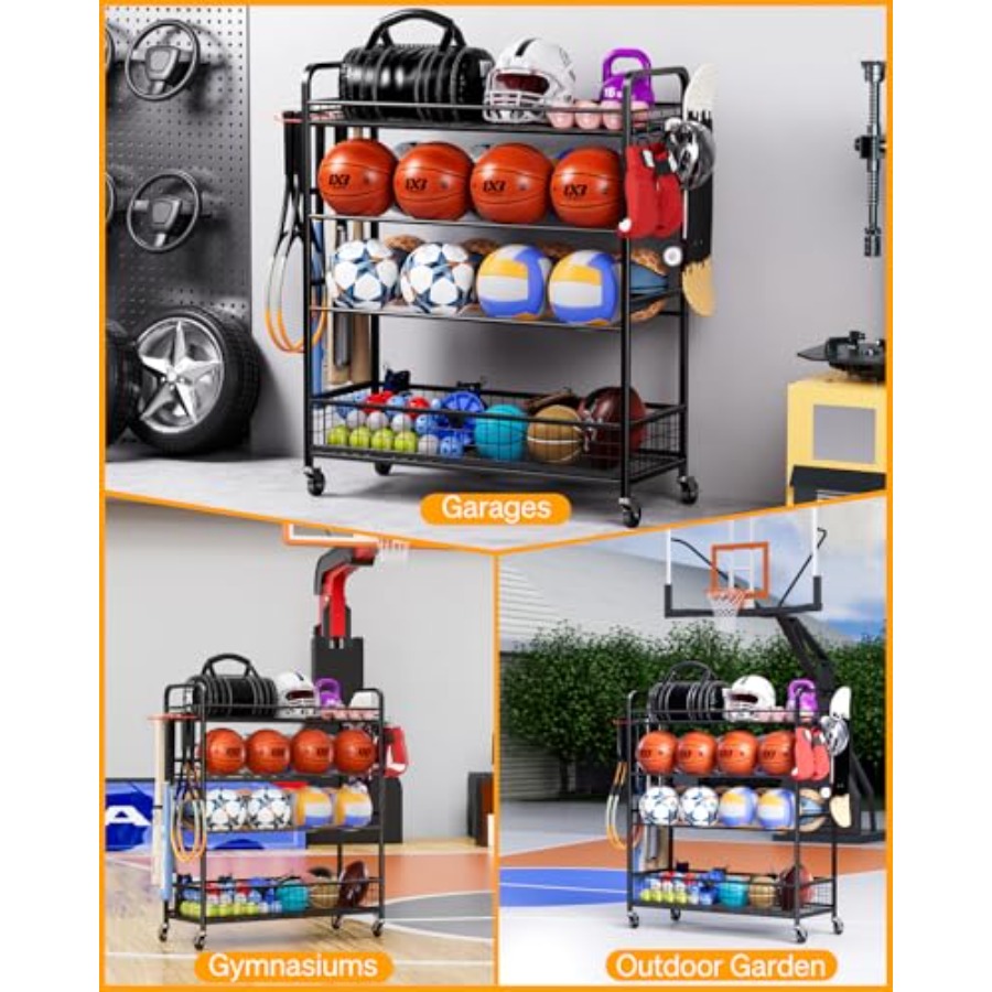 Garage Sports Equipment Organi - Sports Equipment Bat avaliação e preço