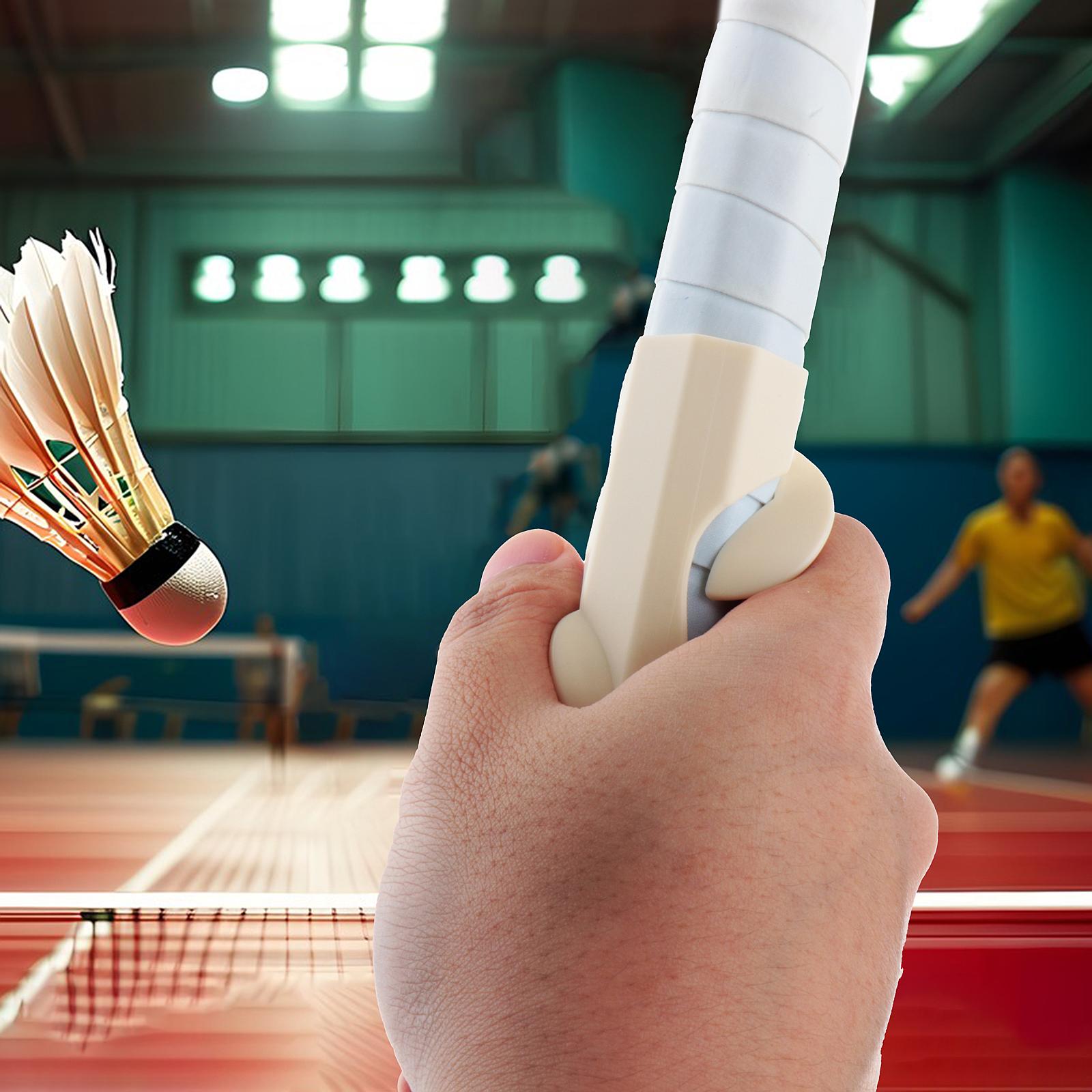 Badminton Grip Aid Posture Cor - Sports Equipment For Badminton avaliação e preço