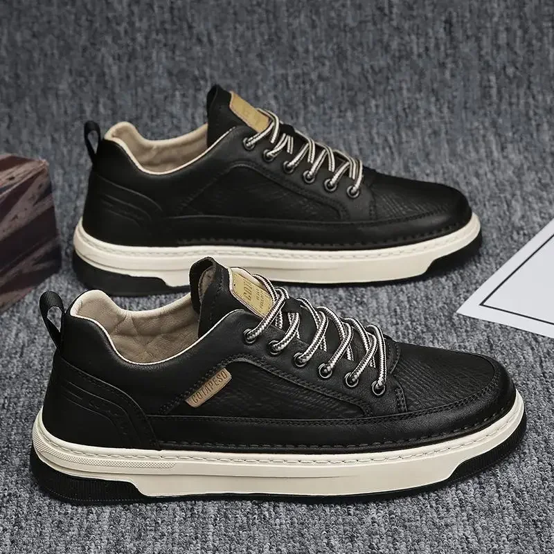 Fashion Casual Leather Shoes f - Sports Equipment Brand avaliação e preço