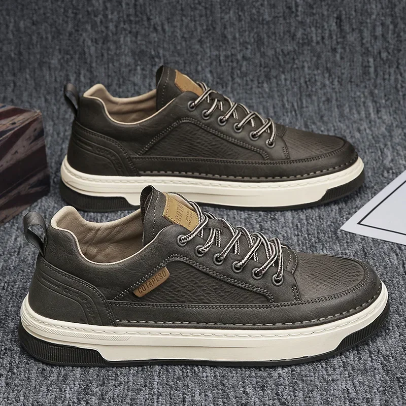 Fashion Casual Leather Shoes f - Sports Equipment Brand avaliação e preço