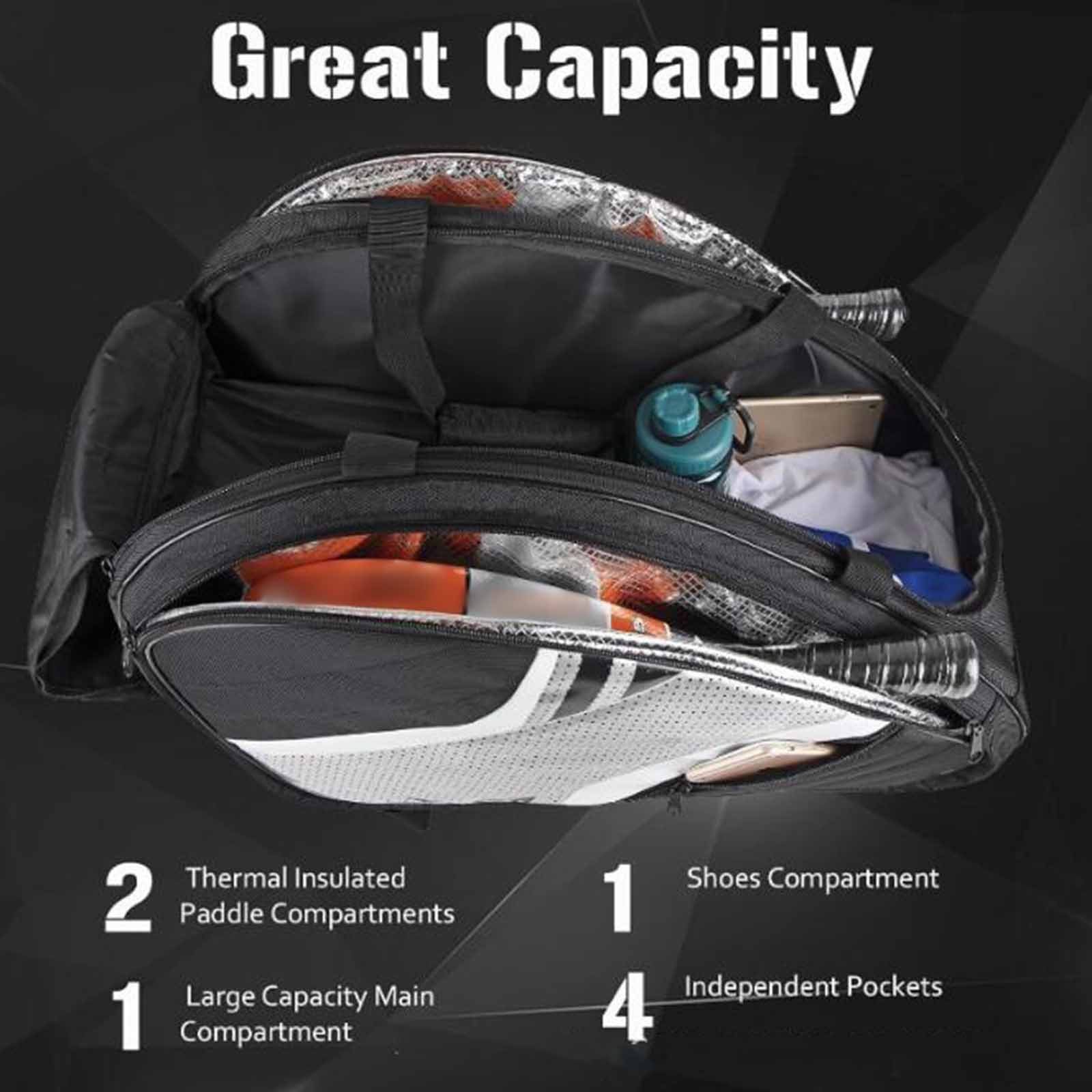 Tennis Backpack Badminton Bag  - Sports Equipment For Badminton avaliação e preço