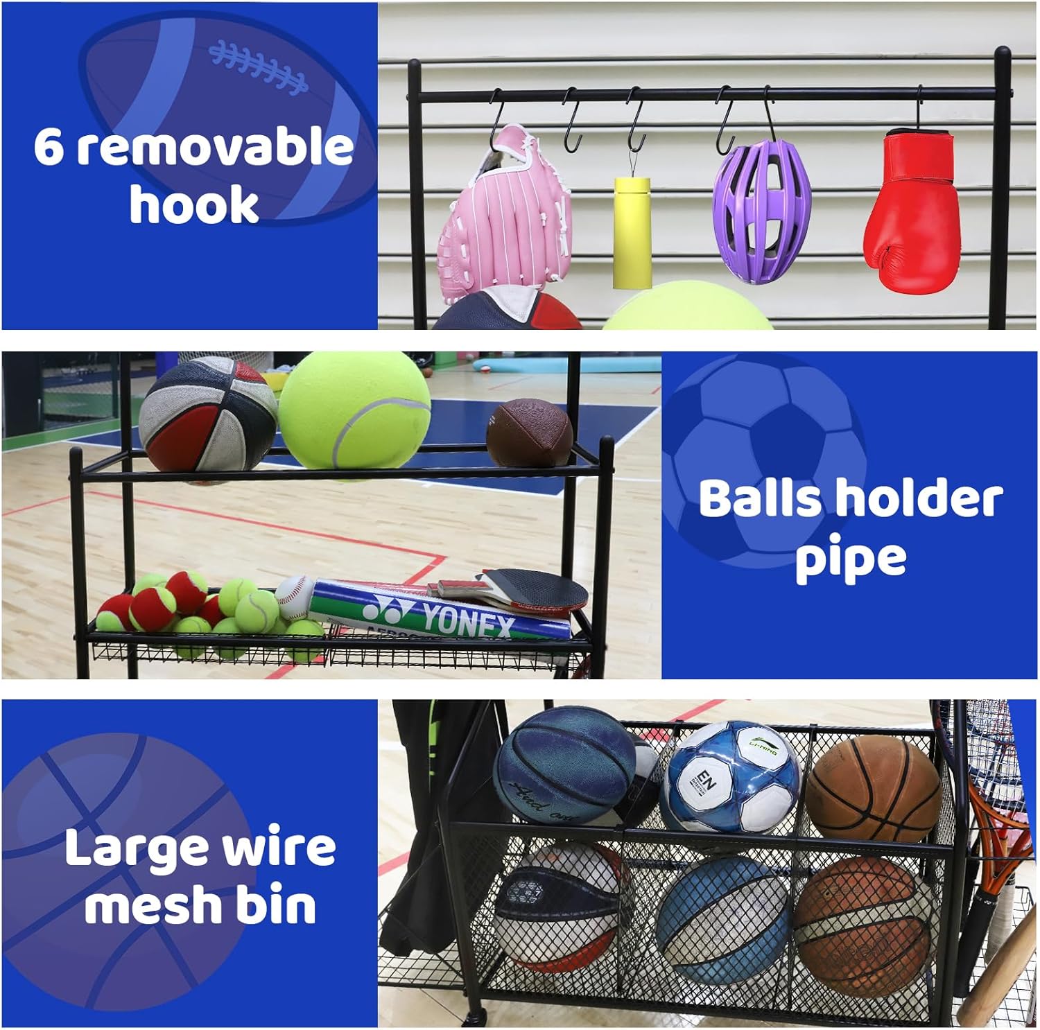 Sports Equipment Organizer,Lar - Sports Equipment Bat avaliação e preço
