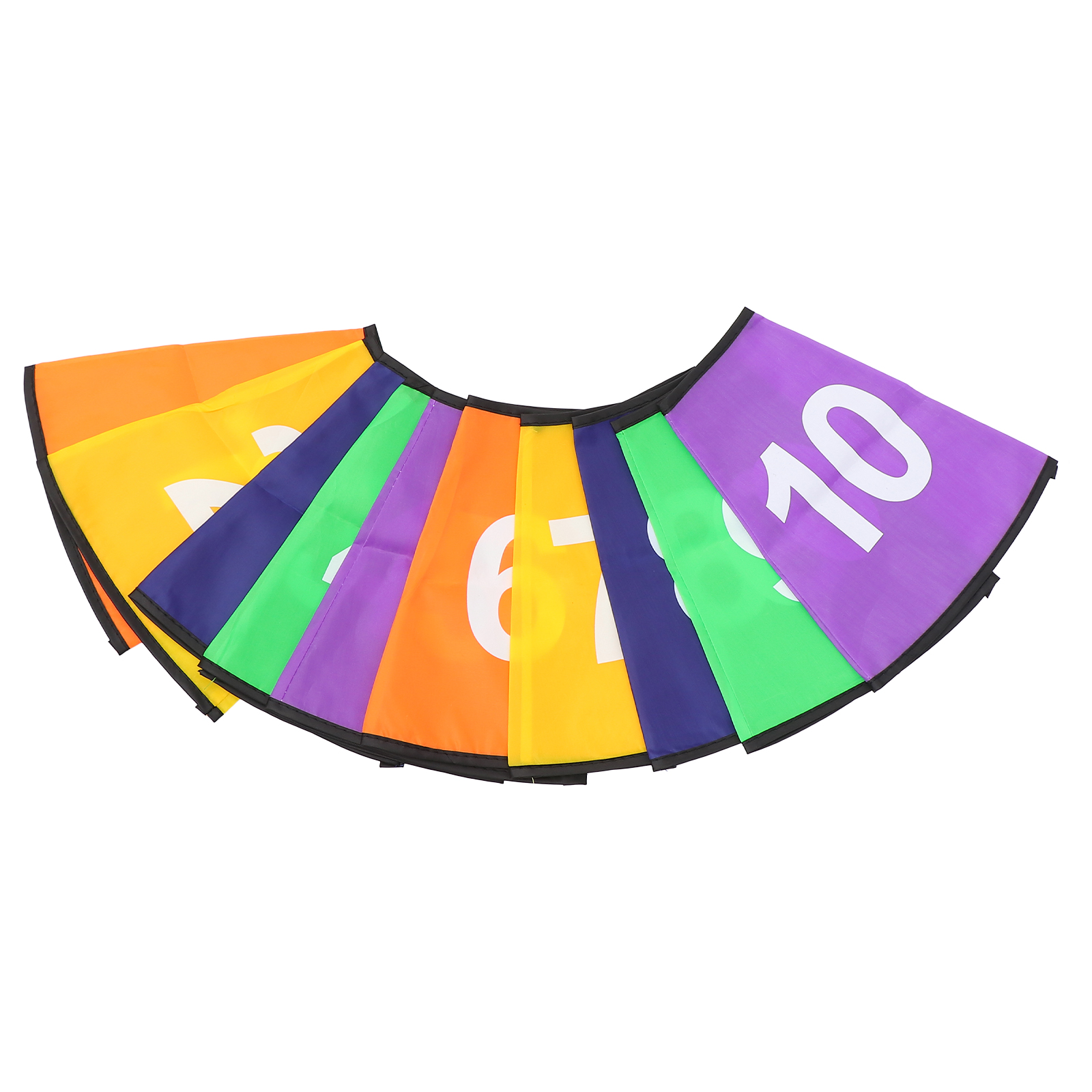 10Pcs Colorful Numbered Cone P - Football Training Cone avaliação e preço