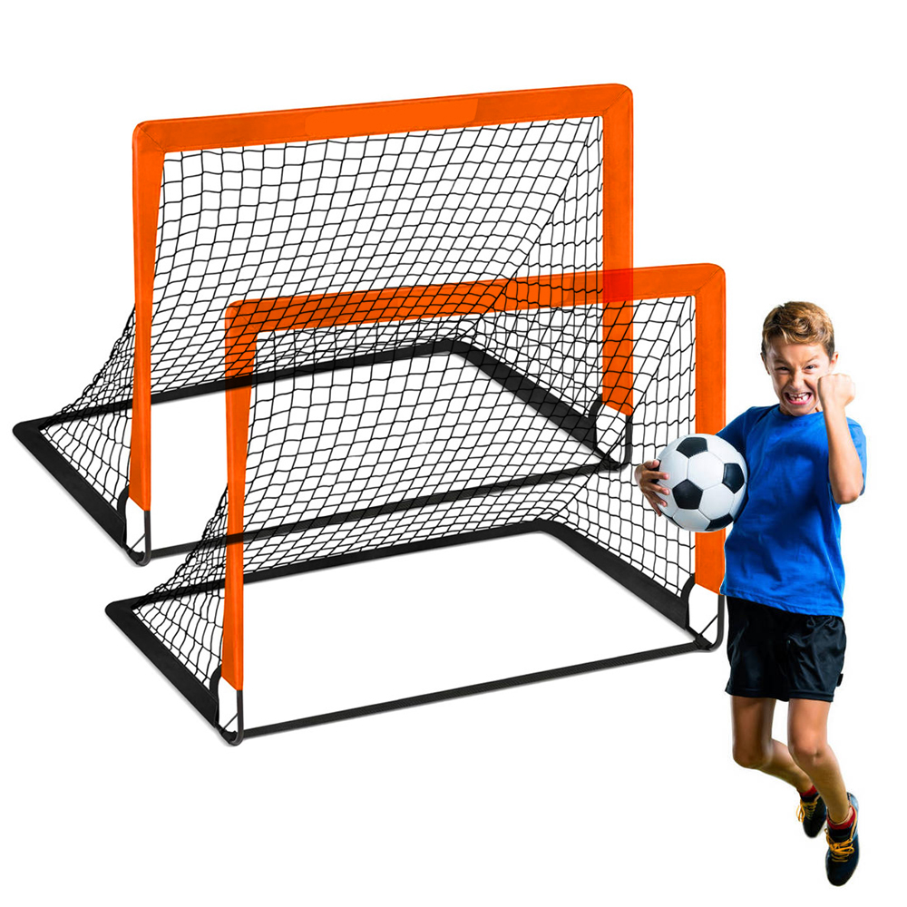 2pcs Portable Soccer Goal Fold - Football Training Cone avaliação e preço