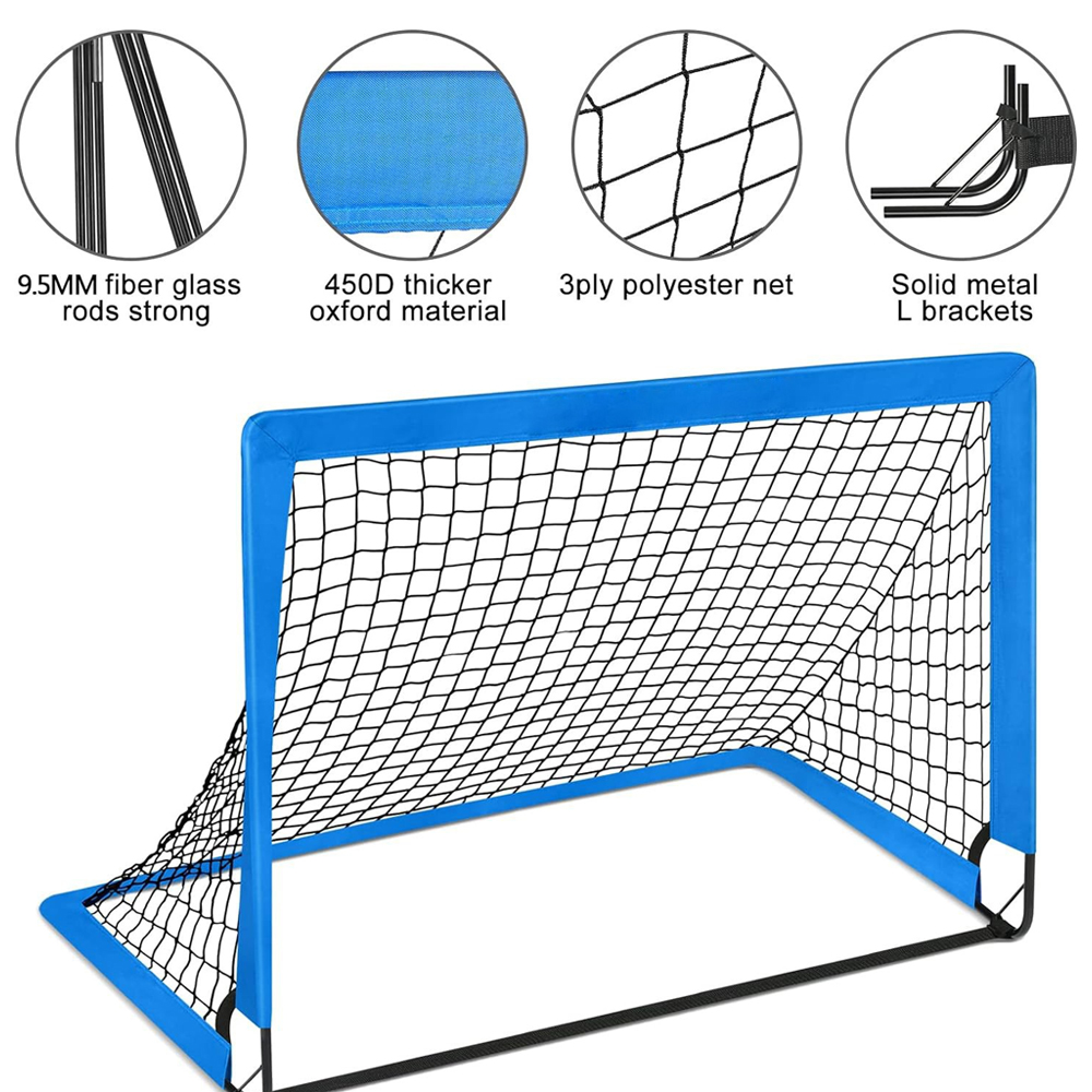2pcs Portable Soccer Goal Fold - Football Training Cone avaliação e preço
