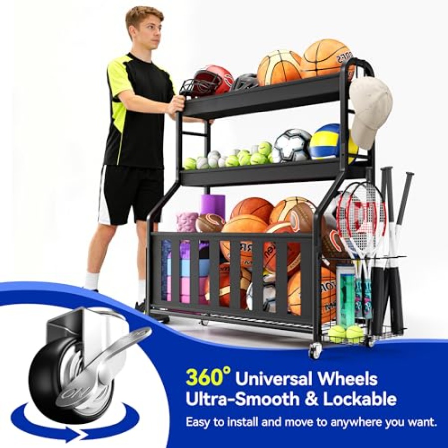 Sports Equipment Organizer Rol - Sports Equipment Bat avaliação e preço