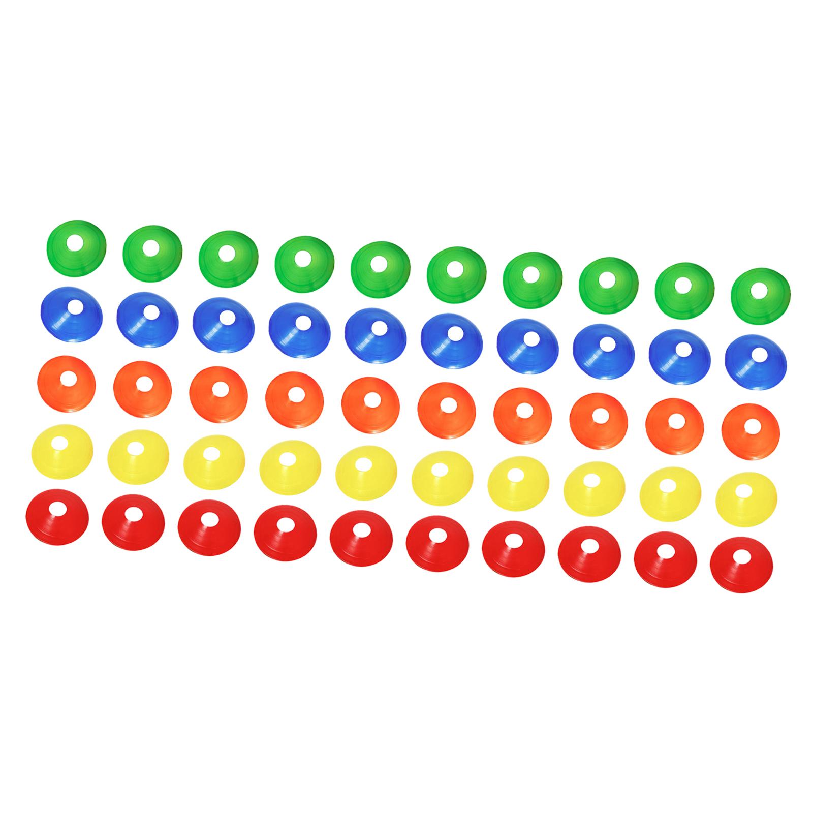 50 Pieces/Set Soccer Cones Fle - Football Training Cone avaliação e preço