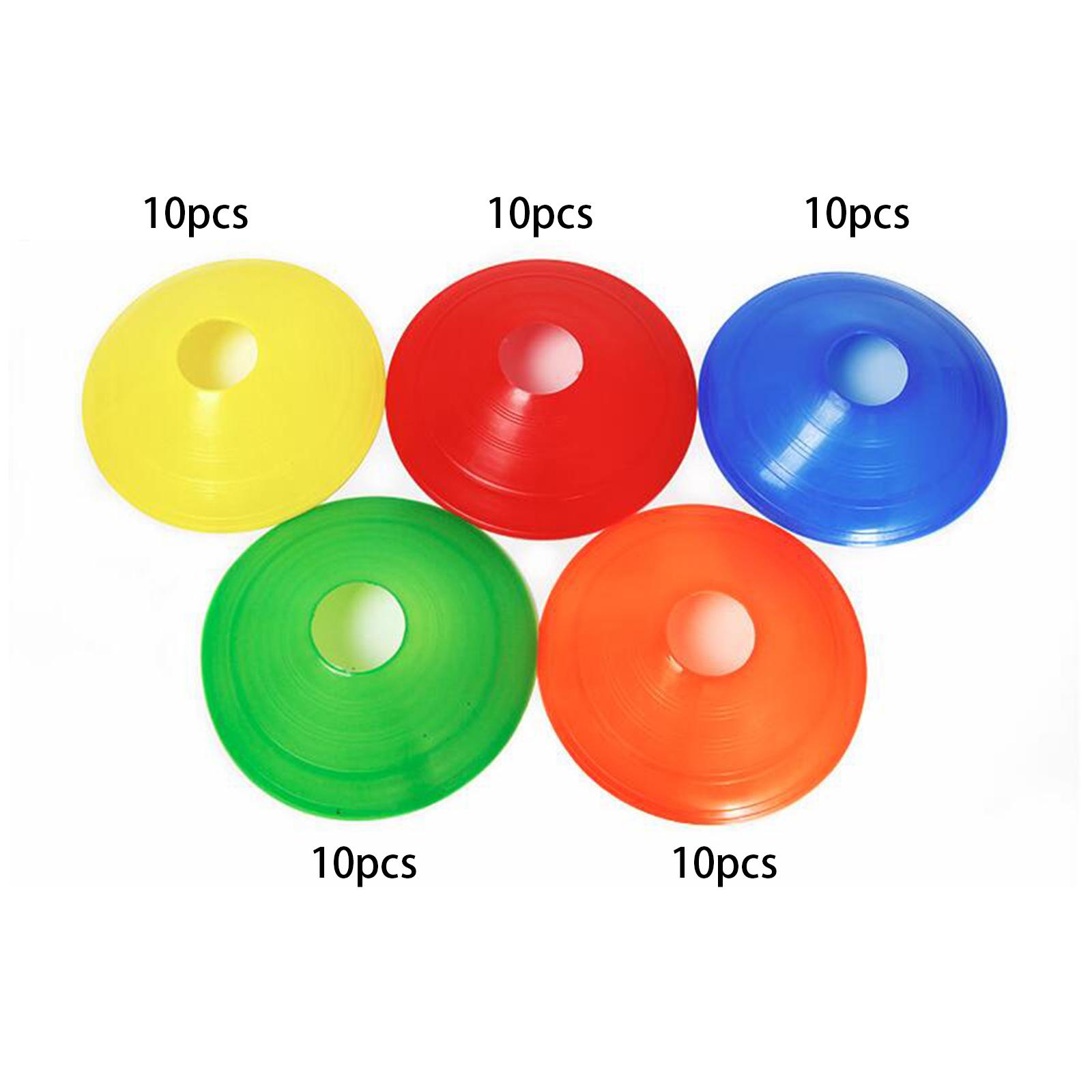 50 Pieces/Set Soccer Cones Fle - Football Training Cone avaliação e preço