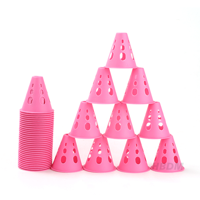 10/20Pcs Hollow Windproof Roll - Football Training Cone avaliação e preço