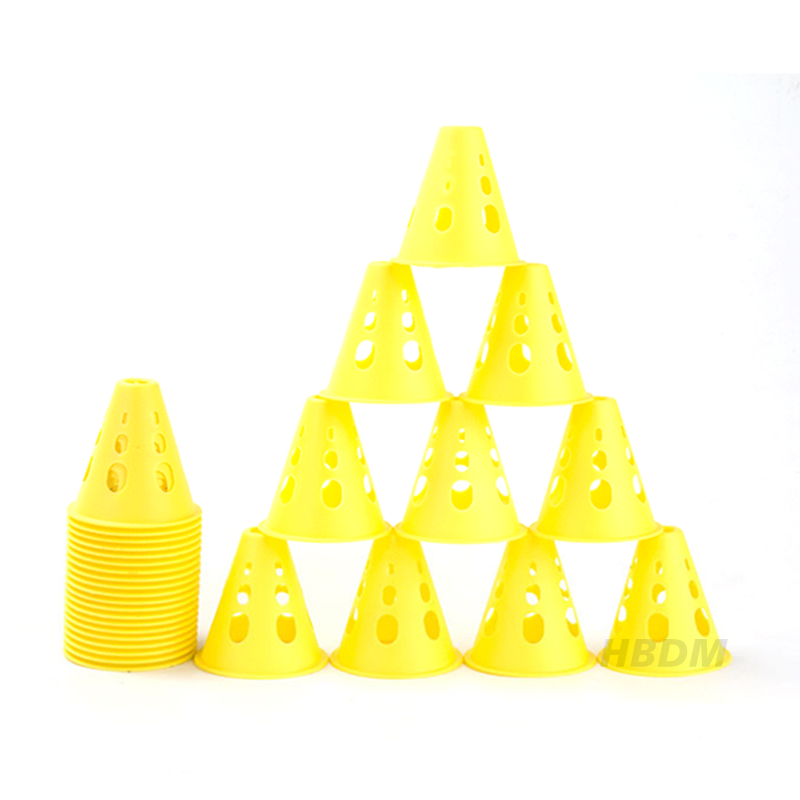 10/20Pcs Hollow Windproof Roll - Football Training Cone avaliação e preço