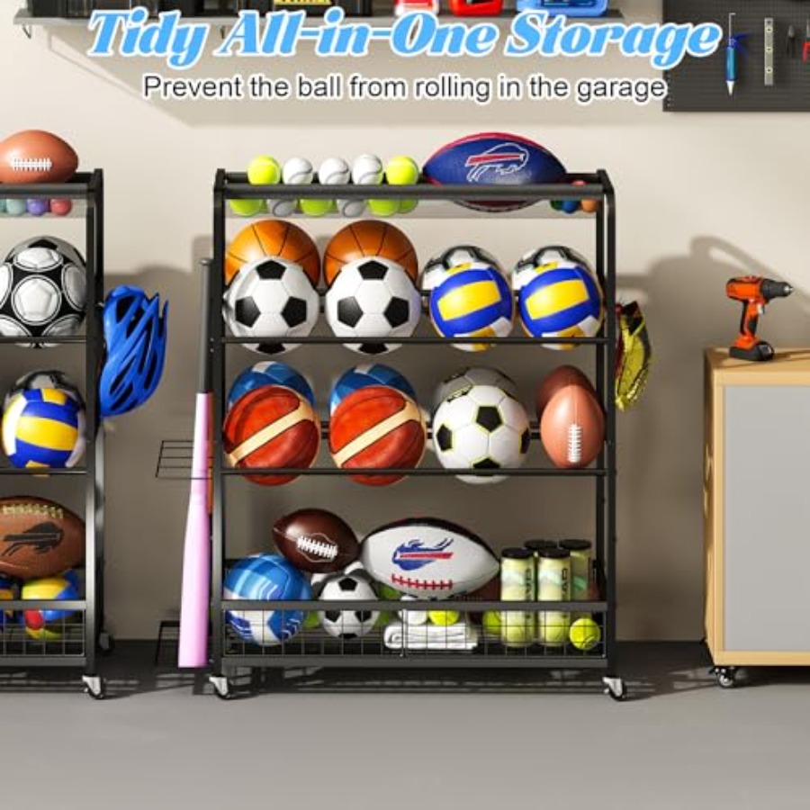 Garage Sports Equipment Organi - Sports Equipment Bat avaliação e preço