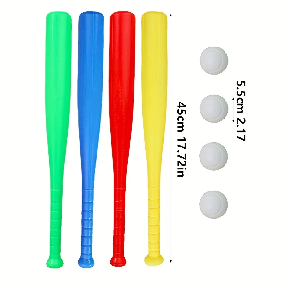 2/4pcs Lightweight Plastic Bas - Sports Equipment Bat avaliação e preço