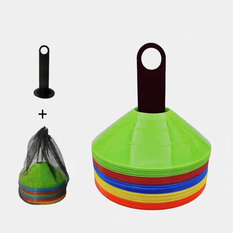 10/50PCS Soccer Training Cones - Football Training Cone avaliação e preço