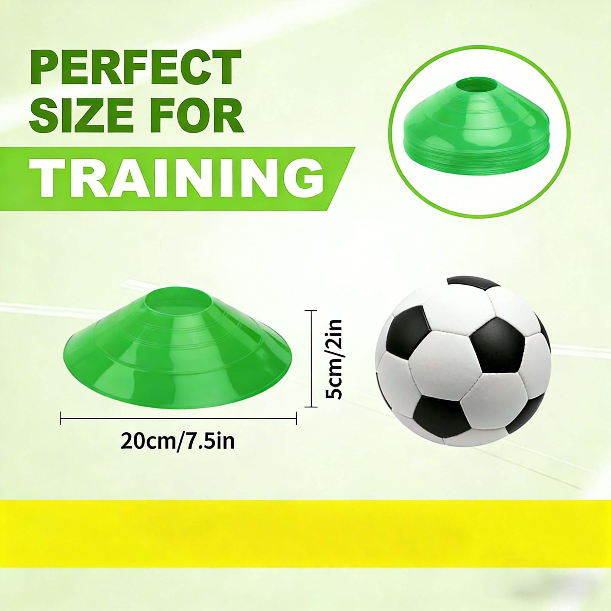 5 Pcs football training plate  - Football Training Cone avaliação e preço