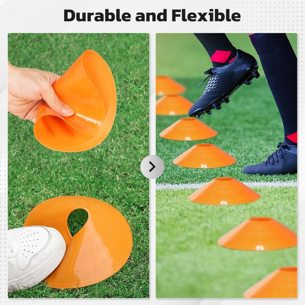 25 Pack football cone plate  f - Football Training Cone avaliação e preço